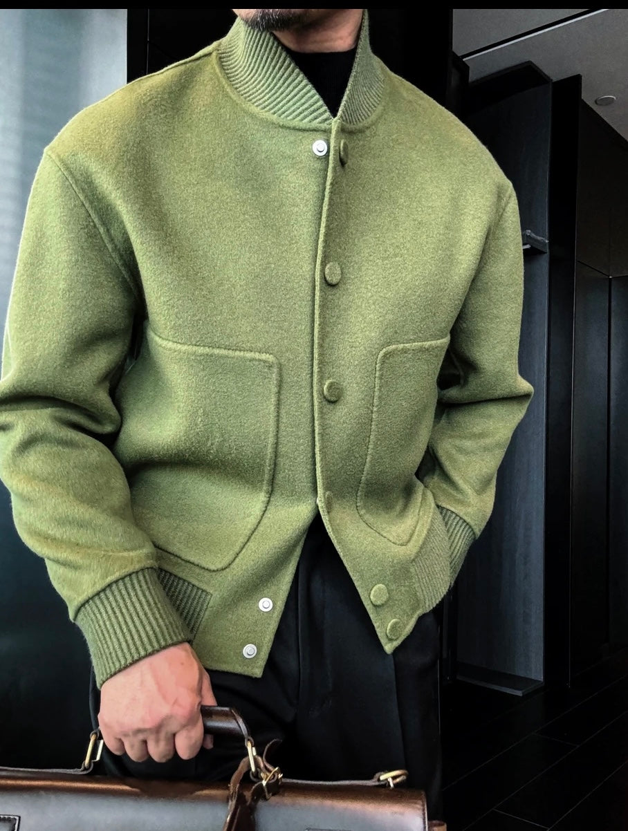 Men's woolen coat: new jackets for winter